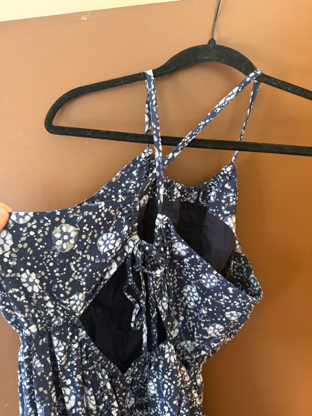Madewell Strappy High-Neck Midi Dress - Picture 3 of 7